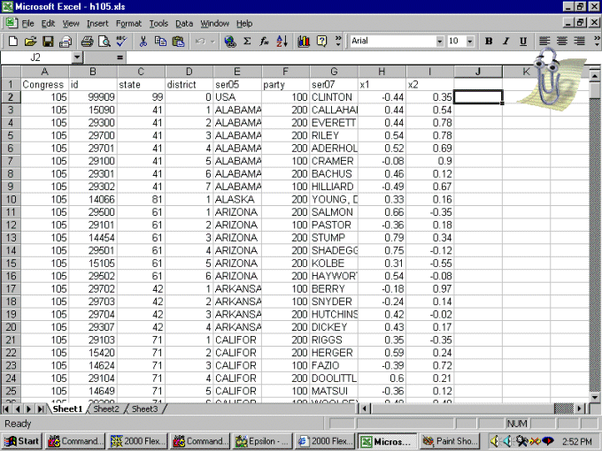 2000 Flex Time and Flex Mode Prob Stat I Homework Assignment 1 Page