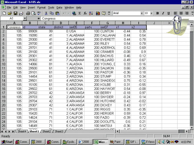 eviews 9 copy numbers spreadsheet